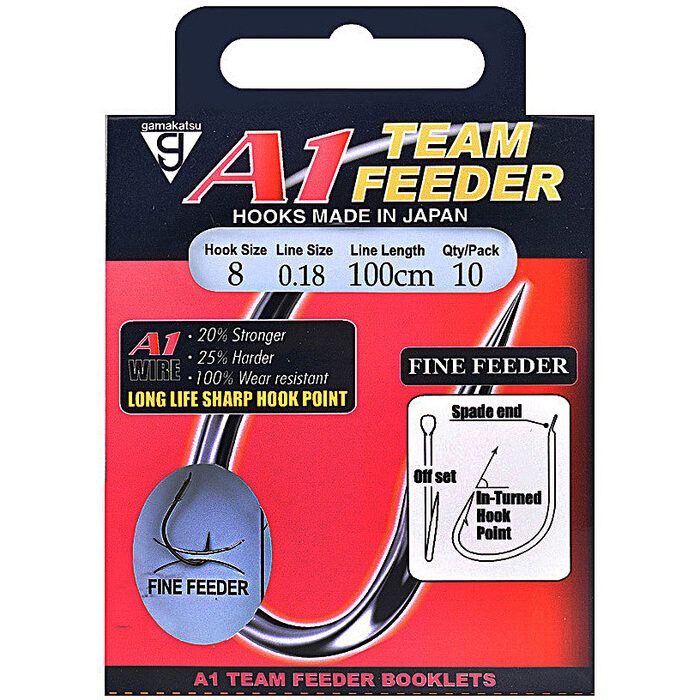 Gamakatsu A1 Team Feeder Fine Feeder Booklet