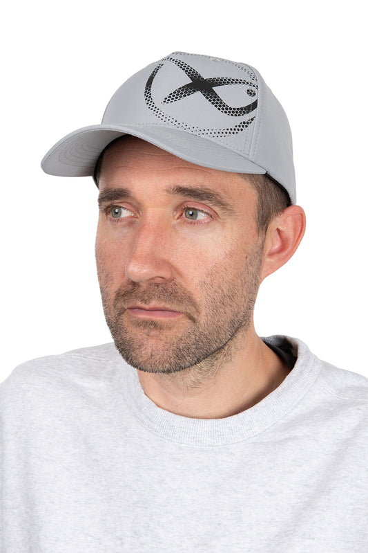 Matrix Faded Print Cap Light Grey
