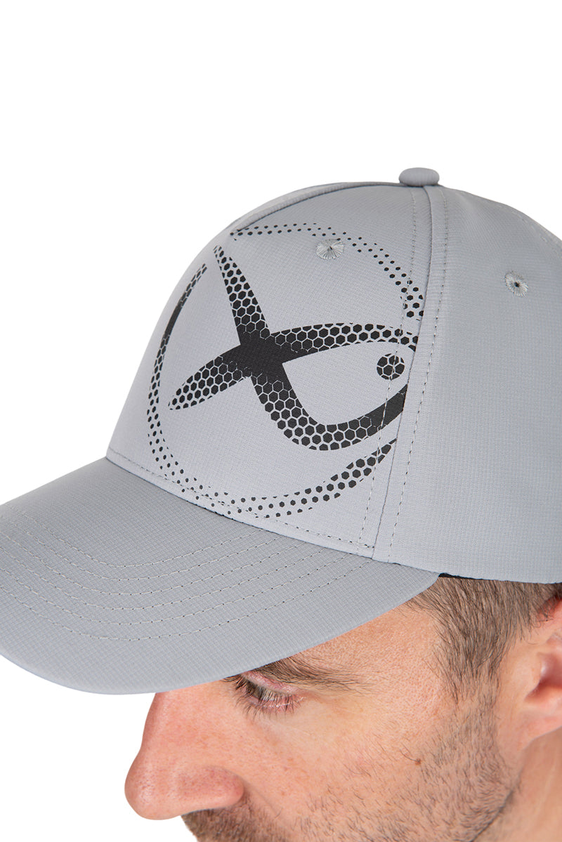 Matrix Faded Print Cap Light Grey