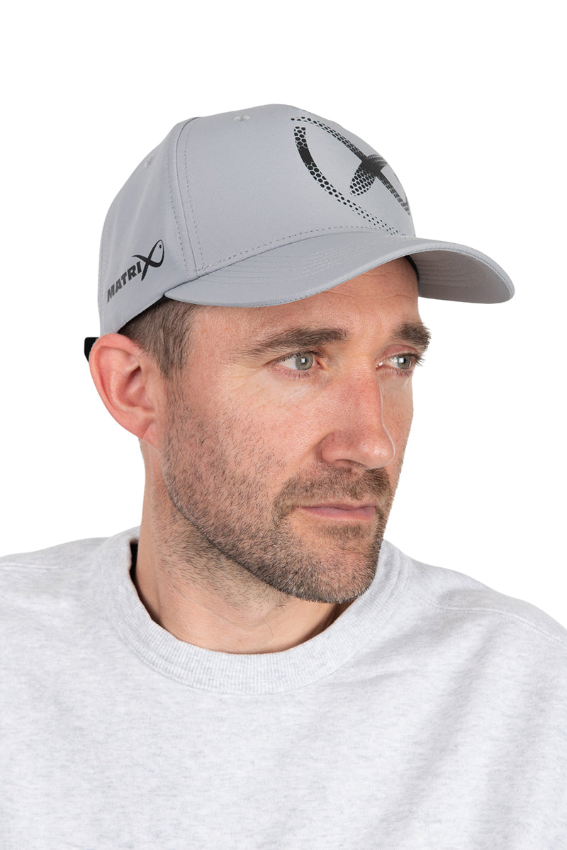 Matrix Faded Print Cap Light Grey