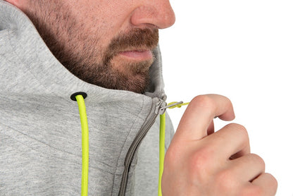 Matrix Full Zip Hoody Marl Grey/lime-black Edition Range