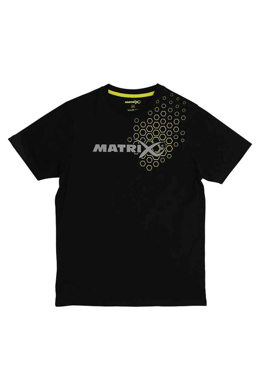 Matrix Black Hex Print T-shirt