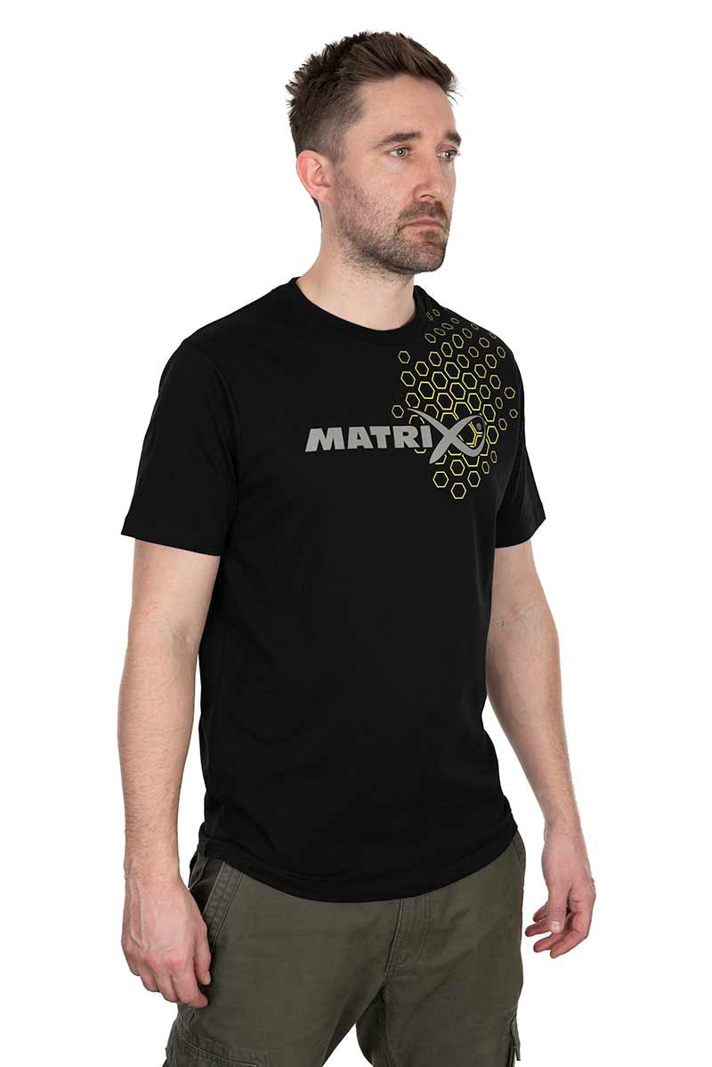 Matrix Black Hex Print T-shirt