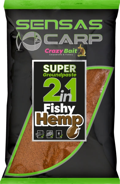 Sensas Super Groundpaste 2in1 Fishy Hemp