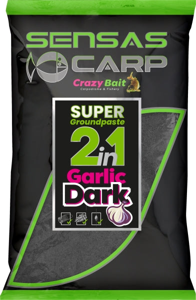 Sensas Super Groundpaste 2in1 Dark Garlic