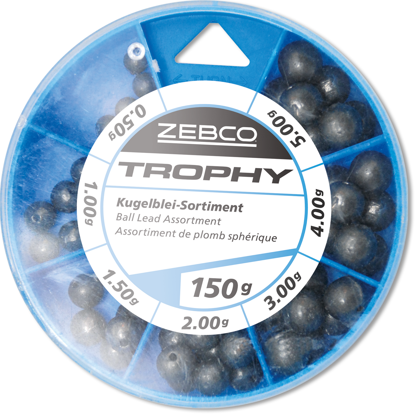 Zebco Ball Lead Assortment 150g
