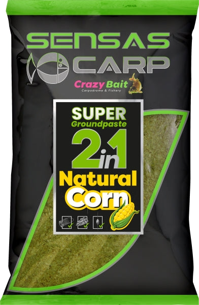 Sensas Super Groundpaste 2in1 Natural Corn