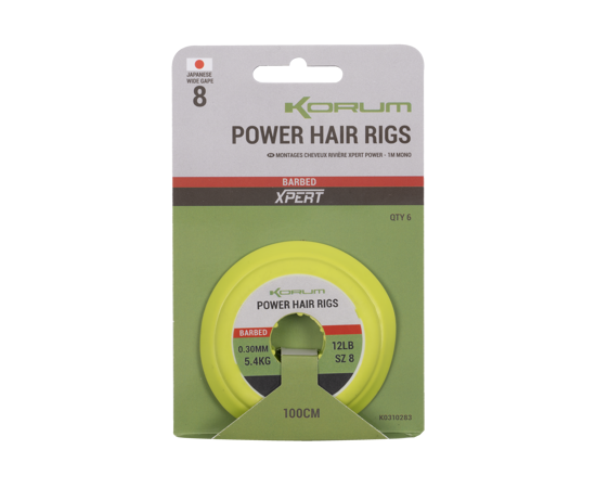 Korum Power Hair Rigs 1 mtr.