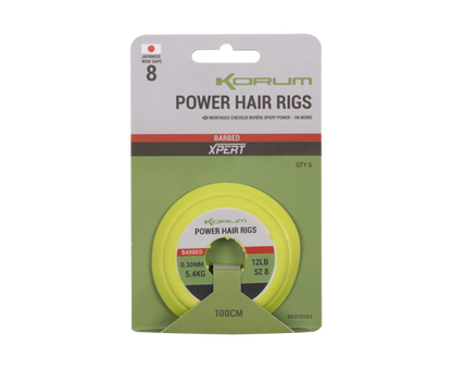 Korum Power Hair Rigs 1 mtr.