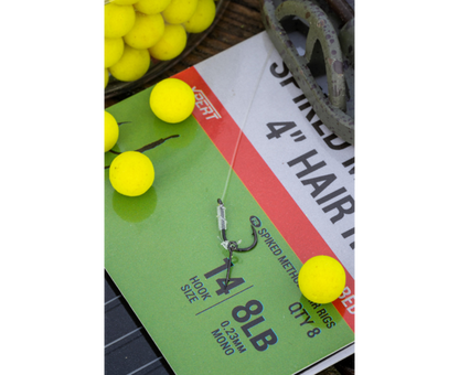 Korum Spiked Method Hair Rigs Barbed 4"