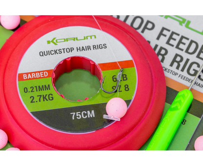 Korum Limitless Quickstop Feeder Hair Rigs