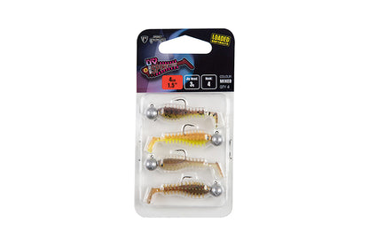 Fox Rage Micro Grub Tail Mixed UV Colour Pack LOADED