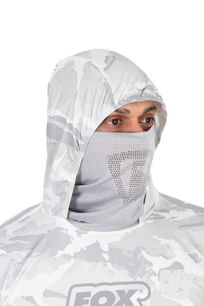 Fox Rage UV Hooded Light Camo Top