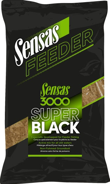 Sensas Sensas Feeder 3000 Super Black 1kg