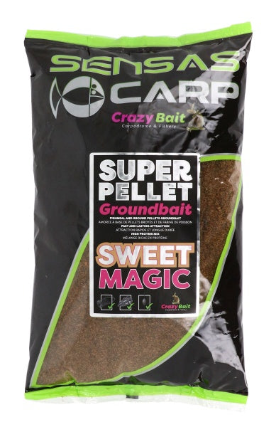 Sensas Super Pellet Groundbait Sweet Magic