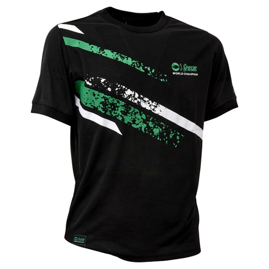 Sensas Stripes Black T Shirt