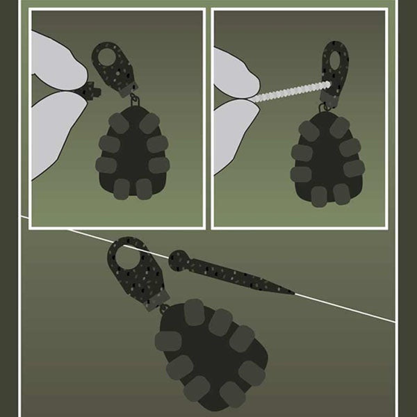 Run Rings Rig Fox Predator Camo Low Resistance Run Rigs – Hengelsport Kruidenier