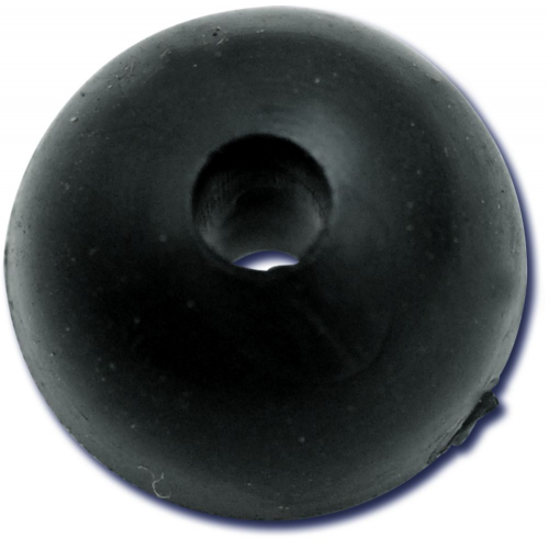 Black Cat Rubber Shock Bead  Ø10mm