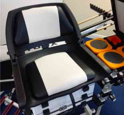 Octbox Rotating Seat with folding Back Rest