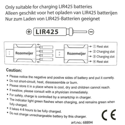 Rozemeijer USB Lithium Battery Charger