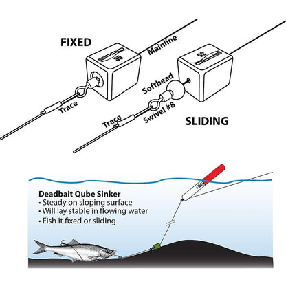 Spro Deadbait Cube Sinkers