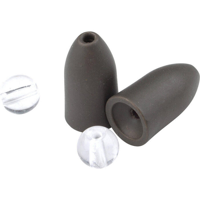 Spro Tungsten Bullet Sinkers Matte Green