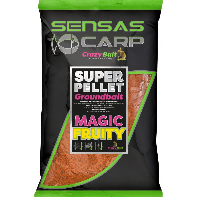 Sensas Super Pellet Groundbait Magic Fruity